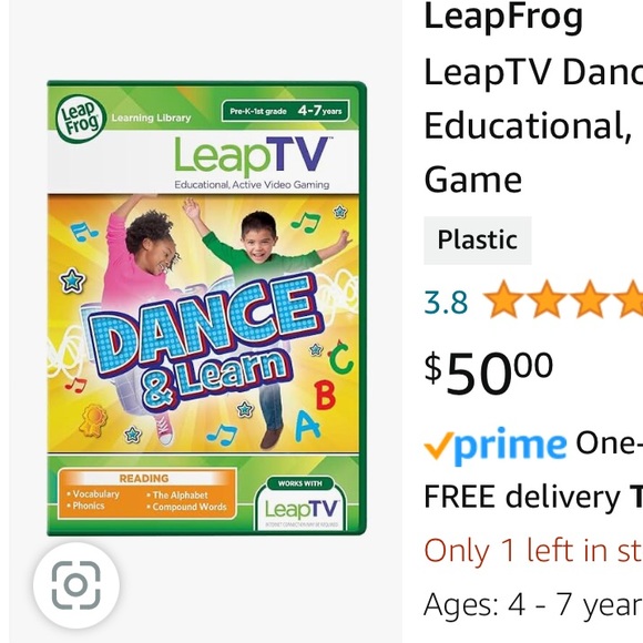Leap Frog LeapTV 2 Games Dance & Learn and Sports - Picture 6 of 6